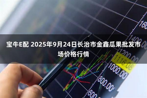 宝牛E配 2025年9月24日长治市金鑫瓜果批发市场价格行情