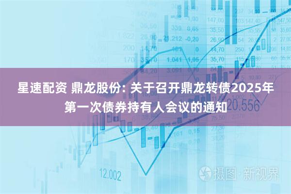 星速配资 鼎龙股份: 关于召开鼎龙转债2025年第一次债券持有人会议的通知